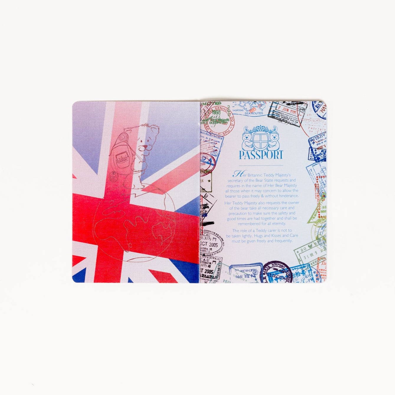 UK Teddy Bear Passport