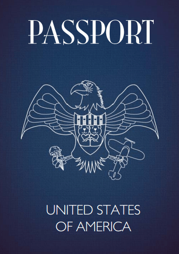 Teddy Bear Passport USA